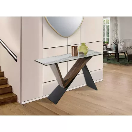 Schuller design lámpa ·NOA· KONZOL, 130x42 742481 fekete mag 78cm