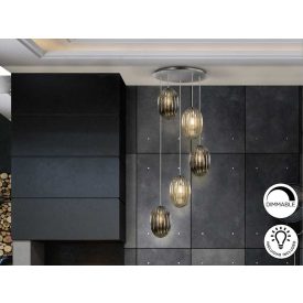   Schuller függeszték ovila 752268 többágú függeszték IP20 króm Ø60cm mag 160cm