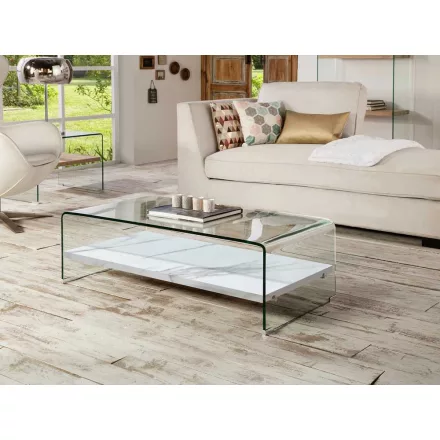 Schuller design lámpa ·SONAMA· ÜVEG/FEHÉR KÁVÉASZTAL 764025 mag 35cm