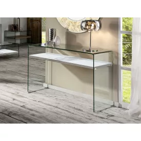   Schuller design lámpa ·SONOMA·KONZOLASZTAL ÜVEG/FEHÉR 764360 mag 76cm
