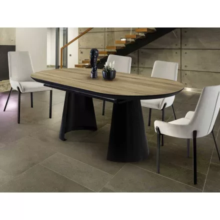 Schuller design lámpa Capri 768614 bútor matt fekete mag 79cm