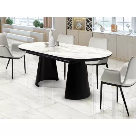 Schuller design lámpa Capri 768621 bútor matt fekete mag 79cm