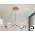 Schuller Colette 786966 csillárok nappaliba rózsaarany