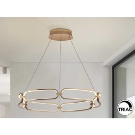 Schuller Colette 786966 csillárok nappaliba rózsaarany