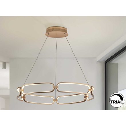 Schuller Colette 786966 csillárok nappaliba rózsaarany