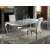 Schuller design lámpa ·BAROKK· ÉTKEZŐASZTAL 200 792107 rozsdamentes acél mag 76cm