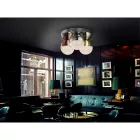 Schuller mennyezeti lámpa gömb 794025 mennyezeti lámpa IP20 króm Ø30cm mag 15cm