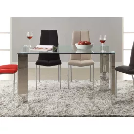   Schuller design lámpa ·MALIBU· ÉTKEZŐASZTAL, ACÉL 876873 rozsdamentes acél mag 75cm