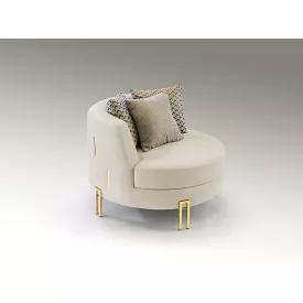   Schuller design lámpa ·VIENA· 1 db-os fotel, FEHÉR-ARANY 8811011 mag 72cm