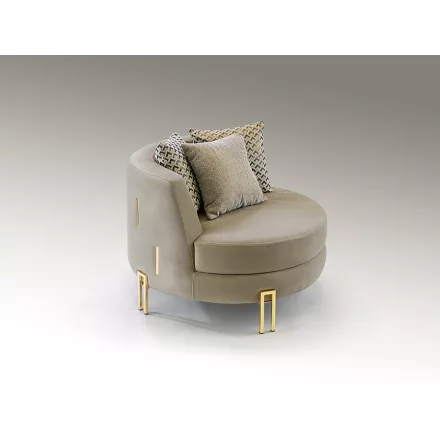 Schuller design lámpa ·VIENA· 1 db-os fotel, bézs-arany 8811035 mag 72cm