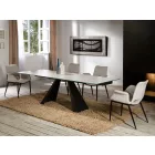 Schuller design lámpa alai 983174 étkezőasztal matt fekete fém mag 76cm
