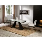 Schuller design lámpa alai 983174 étkezőasztal matt fekete fém mag 76cm