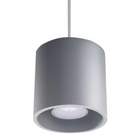   Sollux design lámpa Függőlámpa ORBIS 1 szürke SL.0052 IP20 mag 110cm