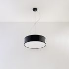 Sollux design lámpa ARENA 35 függőlámpa fekete SL.0115 IP20 mag 111cm
