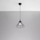 Sollux design lámpa ANATA függőlámpa fekete SL.0146 IP20 mag 95cm