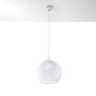 Sollux design lámpa Függőlámpa BALL átlátszó SL.0248 IP20 mag 120cm