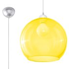 Sollux design lámpa Függőlámpa BALL sárga SL.0252 IP20 mag 120cm