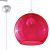 Sollux design lámpa Függőlámpa BALL piros SL.0253 IP20 mag 120cm