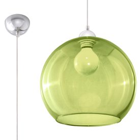   Sollux design lámpa Függőlámpa BALL zöld SL.0254 IP20 mag 120cm