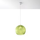 Sollux design lámpa Függőlámpa BALL zöld SL.0254 IP20 mag 120cm