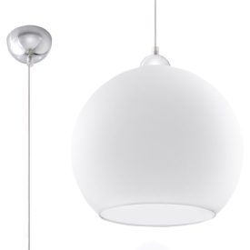   Sollux design lámpa BALL függőlámpa fehér SL.0256 IP20 mag 120cm