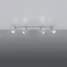 Sollux mennyezeti lámpa RING 4L fehér SL.0331 IP20 mag 16cm