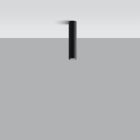 Sollux mennyezeti lámpa LAGOS 30 fekete SL.0436 IP20 mag 30cm