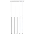 Sollux design lámpa PASTELO 5 függőlámpa fehér SL.0468 IP20 mag 90cm
