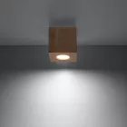 Sollux mennyezeti lámpa QUAD természetes fa SL.0493 IP20 mag 10cm