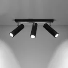 Sollux mennyezeti lámpa DIREZIONE 3 fekete mennyezeti lámpa SL.0501 IP20 mag 20cm