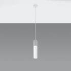 Sollux design lámpa BORGIO 1 függőlámpa fehér SL.0647 IP20 mag 105cm