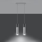 Sollux design lámpa BORGIO 2 függőlámpa fehér SL.0648 IP20 mag 90cm