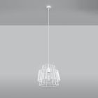 Sollux design lámpa GATE függőlámpa fehér SL.0662 IP20 mag 130cm