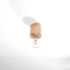 Sollux mennyezeti lámpa SALGADO természetes fa SL.0672 IP20 mag 10cm