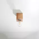 Sollux mennyezeti lámpa ARIZ mennyezeti lámpa természetes fa SL.0675 IP20 mag 10cm