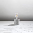 Sollux asztali lámpa SALGADO asztali lámpa beton SL.0680 IP20 szürke mag 10cm