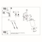 Sollux fali lámpa BERG fali lámpa természetes fa SL.0701 IP20 mag 20cm