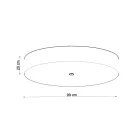 Sollux mennyezeti lámpa SKALA 90 fekete SL.0816 IP20 mag 20cm