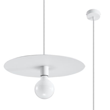 Sollux design lámpa FLAVIO függőlámpa fehér SL.0852 IP20 mag 105cm