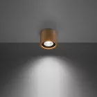 Sollux mennyezeti lámpa Plafond BASIC 1 természetes fa SL.0913 IP20 mag 10cm