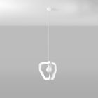 Sollux design lámpa Függőlámpa TRES fehér SL.0929 IP20 mag 130cm