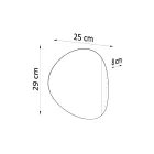 Sollux fali lámpa SENSES fehér SL.0934 IP20 mag 29cm