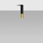 Sollux mennyezeti lámpa LOOPEZ fekete/arany SL.0951 IP20 mag 29cm