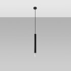Sollux design lámpa Függőlámpa WEZYR 1 fekete SL.0960 IP20 mag 120cm