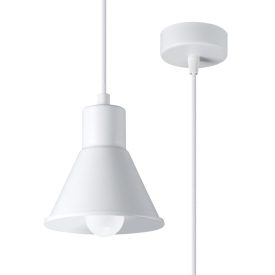   Sollux design lámpa Függőlámpa TALEJA 1 fehér [E27] SL.0983 IP20 mag 120cm