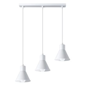   Sollux design lámpa Függőlámpa TALEJA 3 fehér [E27] SL.0984 IP20 mag 120cm