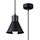 Sollux design lámpa Függőlámpa TALEJA 1 fekete [E27] SL.0985 IP20 mag 120cm