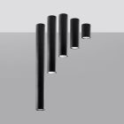 Sollux mennyezeti lámpa LAGOS 10 fekete SL.1000 IP20 mag 10cm