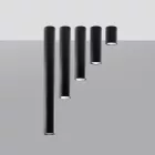 Sollux mennyezeti lámpa LAGOS 20 fekete SL.1001 IP20 mag 20cm