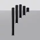 Sollux mennyezeti lámpa LAGOS 20 fekete SL.1001 IP20 mag 20cm